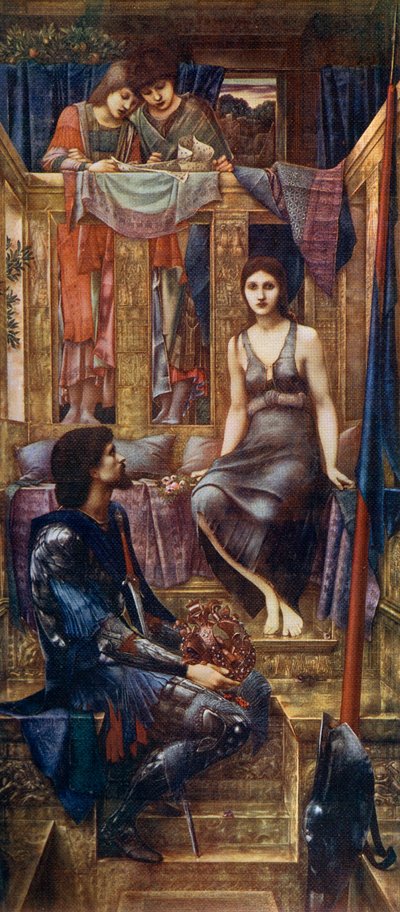 Król Cophetua i żebraczka, 1884, 1912. autorstwa Edward Burne Jones
