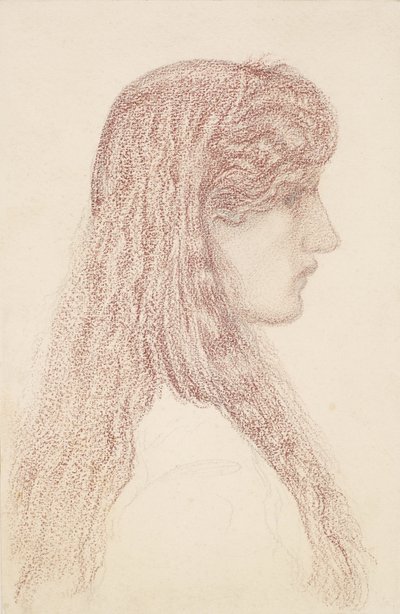 Maria Zambaco - Profil Study autorstwa Edward Burne Jones