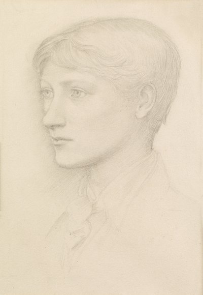 Philipa Burne-Jonesa, ca. 1875 (ołówek) autorstwa Edward Burne Jones