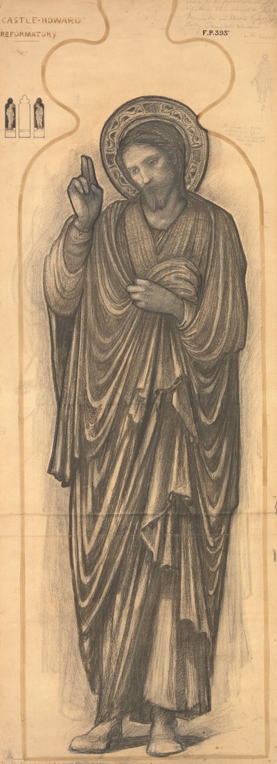 Zbawiciel świata autorstwa Edward Burne Jones