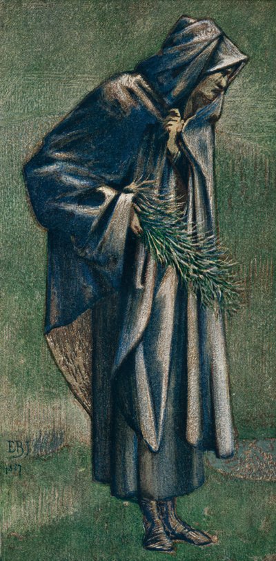 Studium św. Józefa w obrazie, Gwiazda Betlejemska, 1887 r. autorstwa Edward Burne Jones