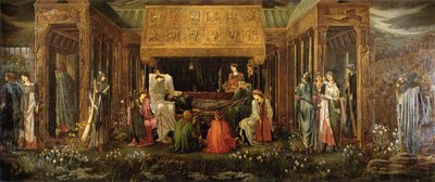 Ostatni sen Artura w Avalonie autorstwa Edward Burne Jones