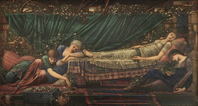 Legenda Briar Rose: Śpiąca Królewna, 1885-1890. autorstwa Edward Burne Jones