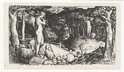 wiejskie życie Idealne życie duszpasterskie autorstwa Edward Calvert
