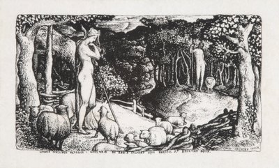 Idealne życie duszpasterskie, 1829 autorstwa Edward Calvert