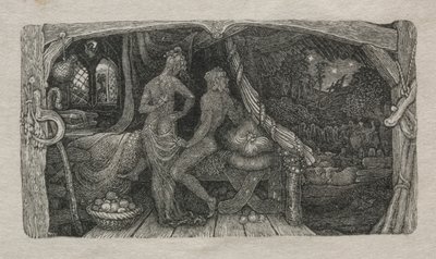Komora-Idylla, 1829. autorstwa Edward Calvert