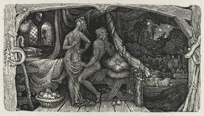 Idylla Komnaty, 1831. autorstwa Edward Calvert