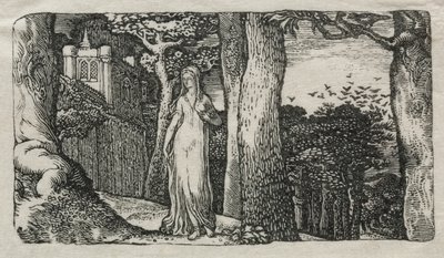 Dama i gawrony autorstwa Edward Calvert