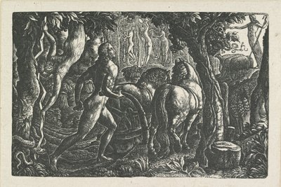 Oracz: Christian orka ostatnią bruzdę życia, 1827 autorstwa Edward Calvert