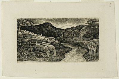 Owce tego pastwiska autorstwa Edward Calvert