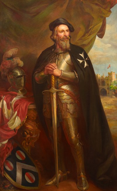 Wielki przeor Thomas Docwra autorstwa Edward Caruana Dingli