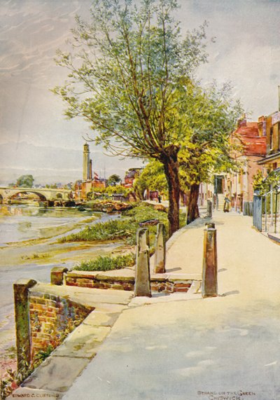 „Strand on the Green Chiswick”, 1905, c1915 autorstwa Edward Charles Clifford