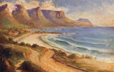 Półwysep Przylądkowy, Republika Południowej Afryki: Camps Bay (kolor lito) autorstwa Edward Clark Churchill Mace