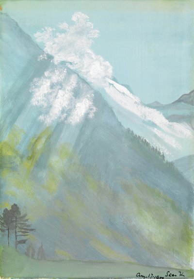 Saas-Fee, Szwajcaria autorstwa Edward Clifford