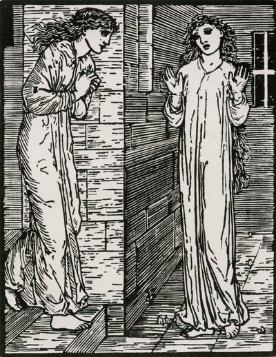 Przychodzi do Pierwszej Siostry autorstwa Edward Coley (after) Burne Jones