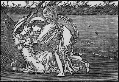 Kupidyn ożywia ją autorstwa Edward Coley (after) Burne Jones