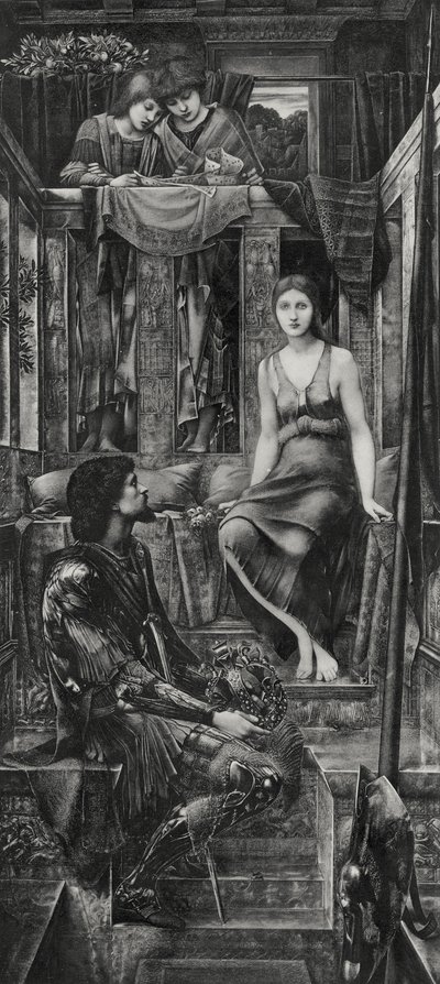 Król Cophetua i żebraczka autorstwa Edward Coley (after) Burne Jones