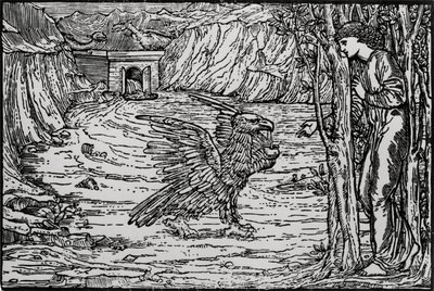 Czarna woda autorstwa Edward Coley (after) Burne Jones