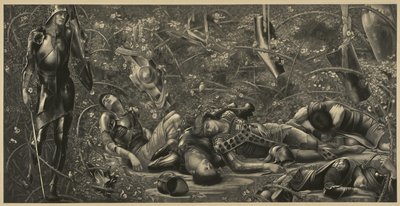 Der Dornbusch von Edward Coley Burne-Jones