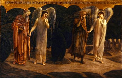 Król i Pasterz autorstwa Edward Coley Burne Jones