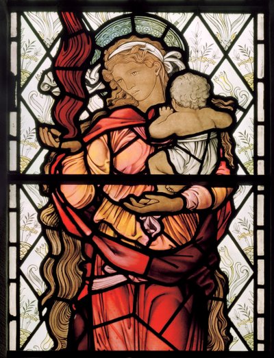 Jałmużna autorstwa Edward Coley Burne Jones