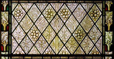 Fragment witrażu, ok. 1896 r. autorstwa Edward Coley Burne Jones