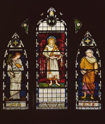 Dorothea i Teofil, ok. 1861-62 autorstwa Edward Burne Jones
