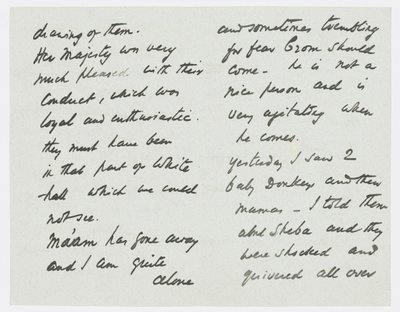 List do wnuczki artysty Angeli Thirkell (ołówek na papierze) autorstwa Edward Burne Jones