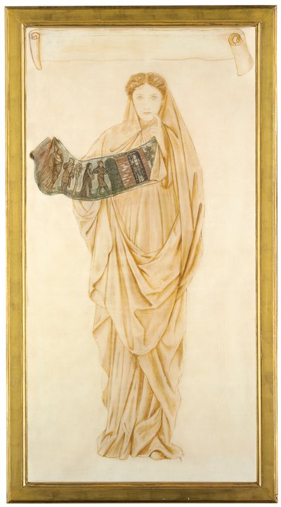Filomela, 1864 r. autorstwa Edward Burne Jones