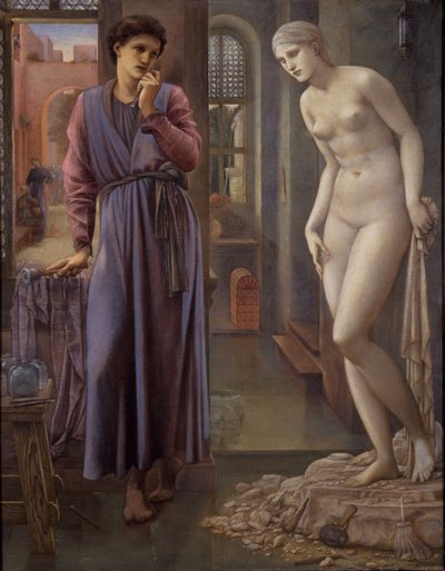 Pigmalion i wizerunek - Refreny dłoni, 1878 autorstwa Edward Burne Jones
