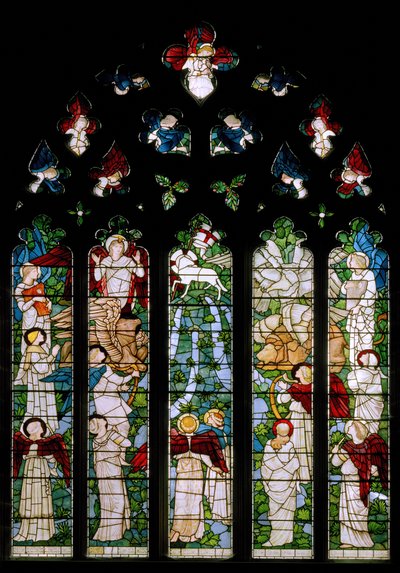 Rzeki raju, 1875 autorstwa Edward Burne Jones