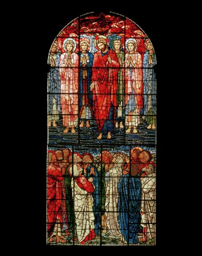 Okno Wniebowstąpienia, 1885 (witraż) autorstwa Edward Burne Jones