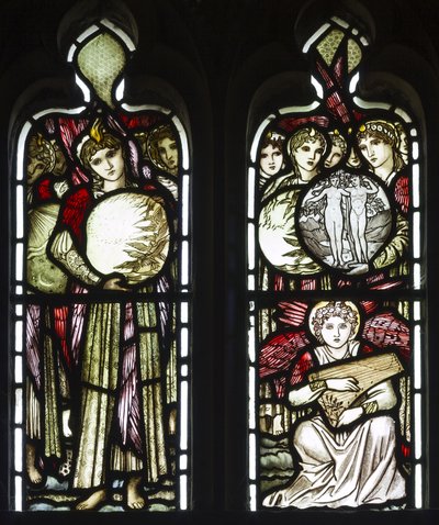 Dni stworzenia, 1874 (witraże) autorstwa Edward Burne Jones
