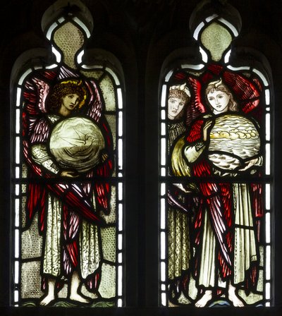 Dni stworzenia, 1874 (witraże) autorstwa Edward Burne Jones