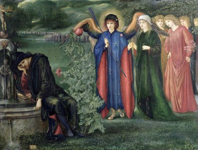 Sen o uczciwych kobietach autorstwa Edward Burne Jones