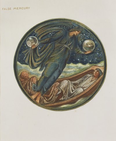 Księga Kwiatów: XXXVI. Fałszywy Merkury, 1905 (lit z gwaszem na papierze) autorstwa Edward Burne Jones