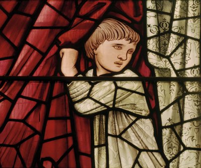 Okno Sądu Ostatecznego, detal, 1897 (witraż) autorstwa Edward Burne Jones
