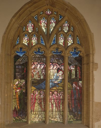 Narodzenia, 1862 autorstwa Edward Burne Jones