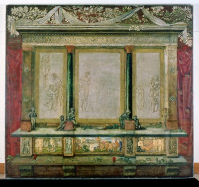 Tryptyk trojański, 1872-1898 autorstwa Edward Burne Jones