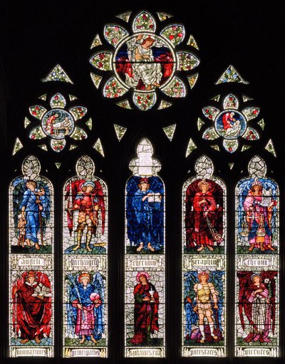 Zachodnie okno autorstwa Edward Coley Burne Jones