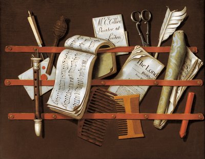 Stojak na listy, ok. 1698 autorstwa Edward Collier