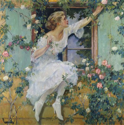 Dzikie róże autorstwa Edward Cucuel