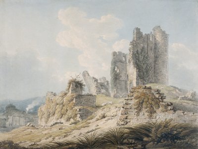 Caerphilly Castlepolish autorstwa Edward Dayes