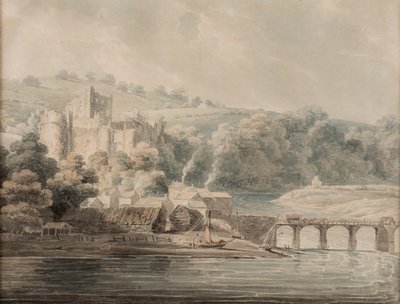 Zamek Chepstow autorstwa Edward Dayes