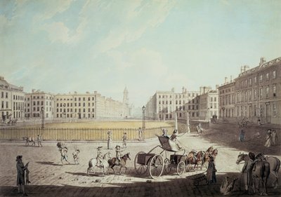 Hanover Square (akwarela na papierze) (patrz także 95224) autorstwa Edward Dayes