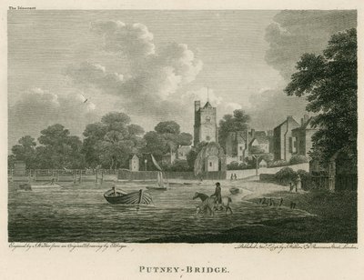 Putney Bridge, Londyn autorstwa Edward Dayes