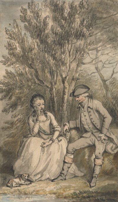 Ilustracja do Podróży sentymentalnej: Odcinek: Maria i jej pies Sylwia autorstwa Edward Edwards