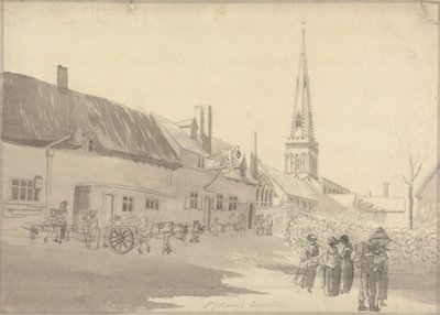 Leicester, Kościół Mariacki autorstwa Edward Edwards