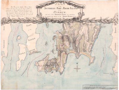 Plan południowego stanu Rhode Island autorstwa Fage