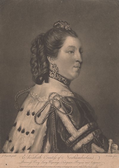 Elżbieta, hrabina Northumberland autorstwa Edward Fisher